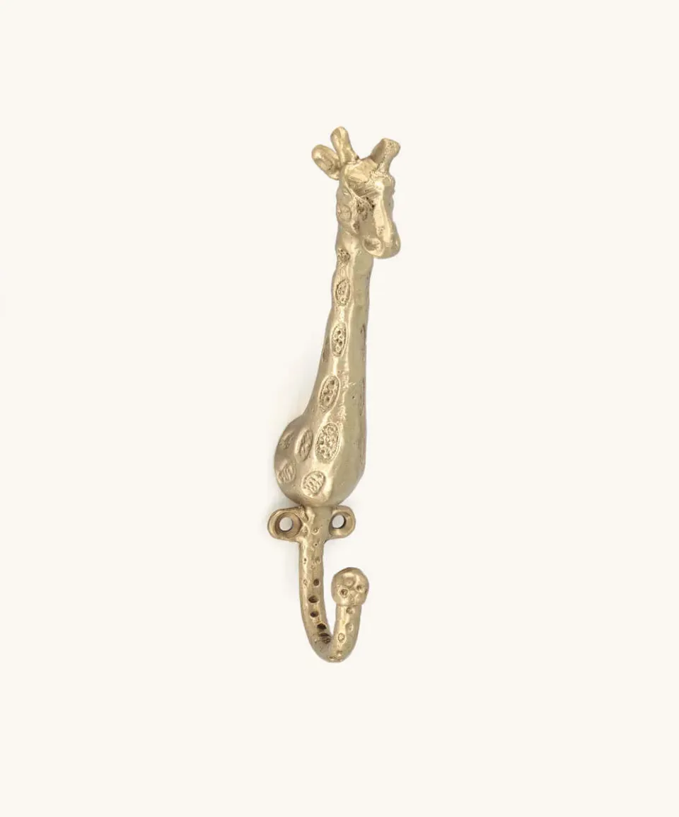 Doing Goods Gloria Baby Giraffe Wandhaken Giraffe handgemacht