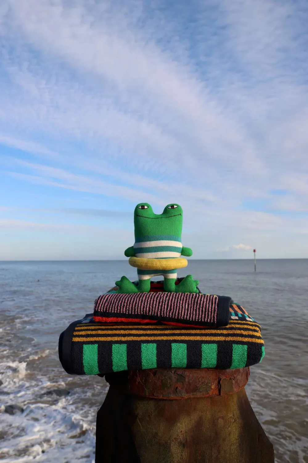 Donna Wilson Wee Ones Frederic Frog Kuscheltier Bio-Baumwolle