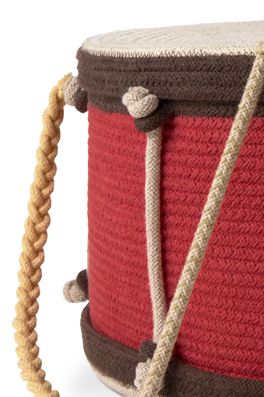 Lorena Canals Drum Korb 34x24 cm mit Deckel Baumwolle