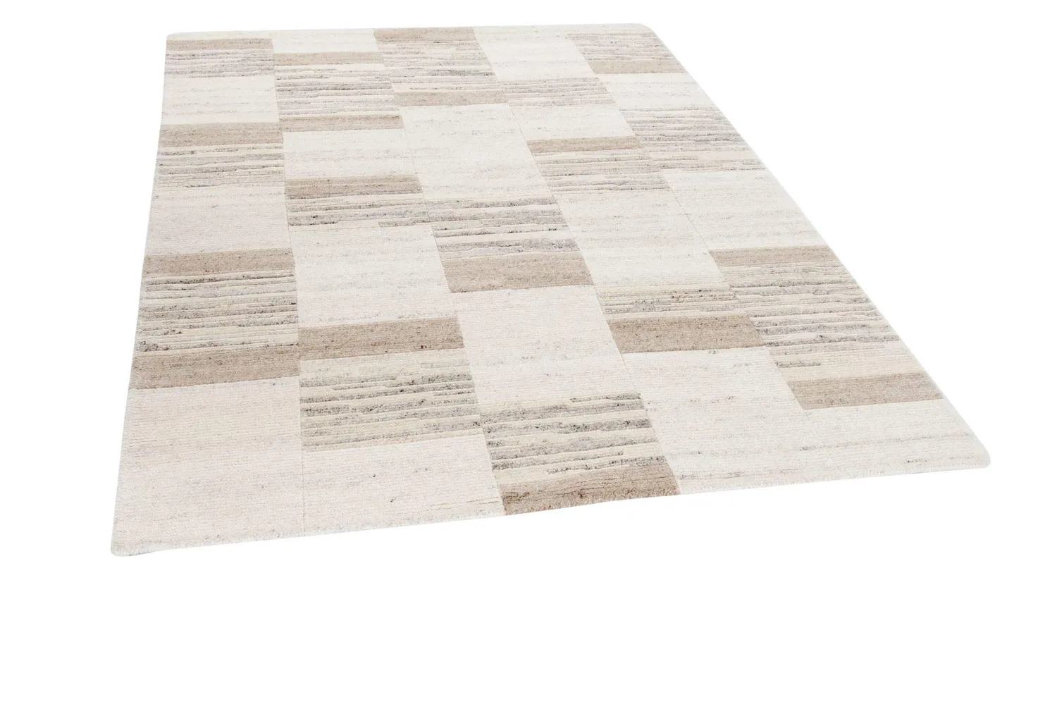 THEKO Royal Natur Teppich 90x160 cm Natur Schurwolle