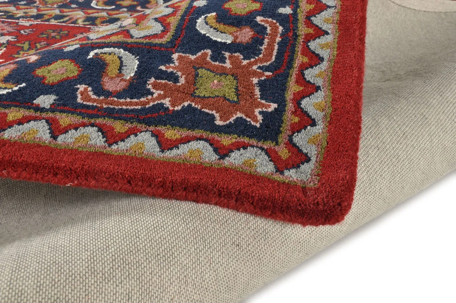 THEKO Royal Persian Teppich Rot 40x60 Schurwolle