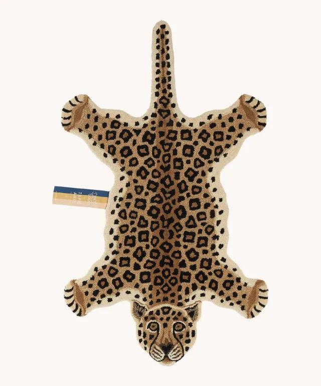 Doing Goods Loony Leopard Teppich Large Wolle