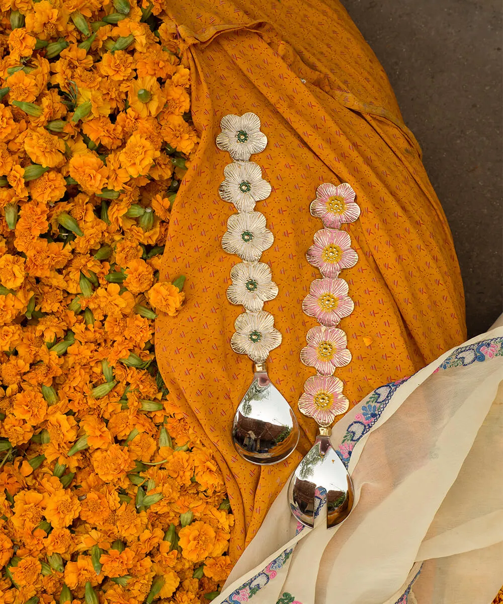 Doing Goods Faye Fleur Salatbesteck 2tlg Blume Geschenkbox