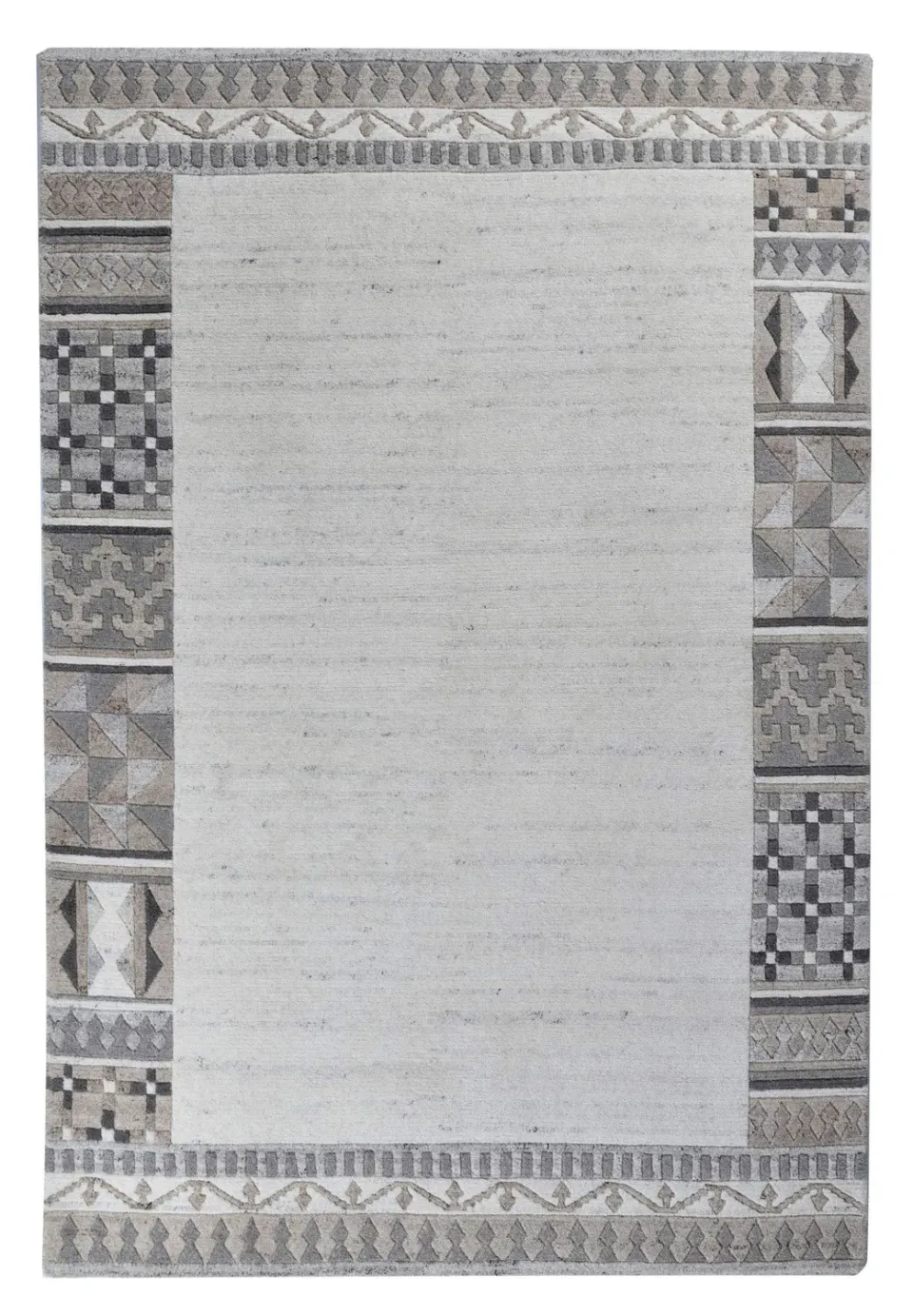 THEKO Royal Natur Teppich 60x90 Natur Beige Schurwolle