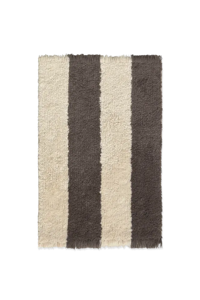 Lorena Canals Cabana Lines Teppichmuster natur grau