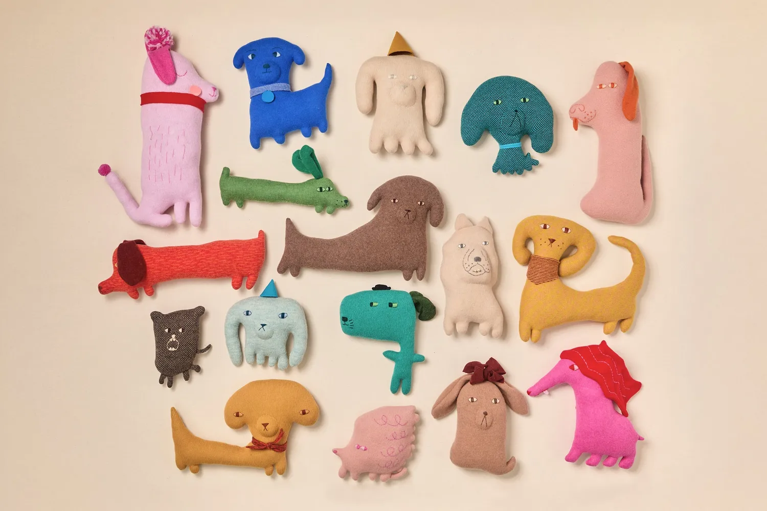 Donna Wilson Kylie Stofftier Hund Lammwolle Unikat
