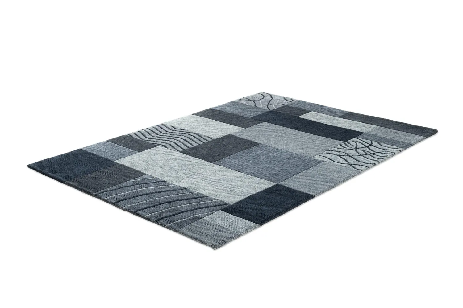 THEKO Domas Teppich Braun 100% Schurwolle