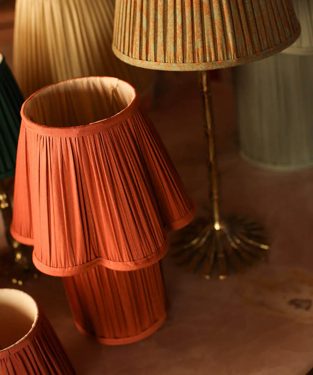 Doing Goods Myra Petite Tischlampe Bronze Seide