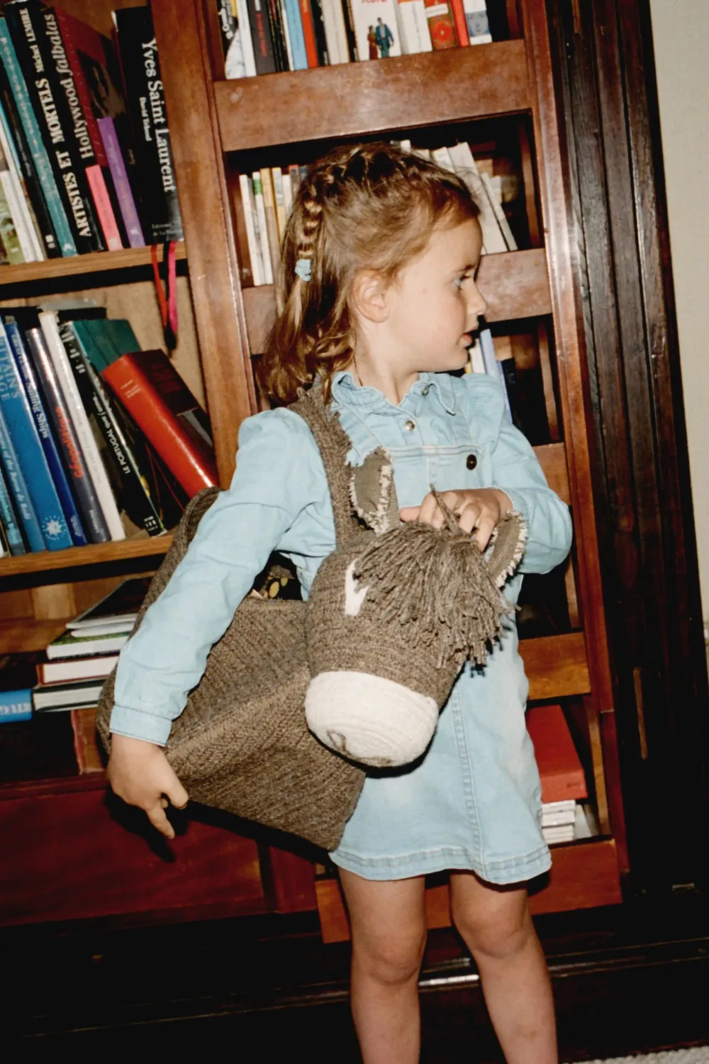 Lorena Canals Hector the Donkey Korb 57x25x30 cm Wolle
