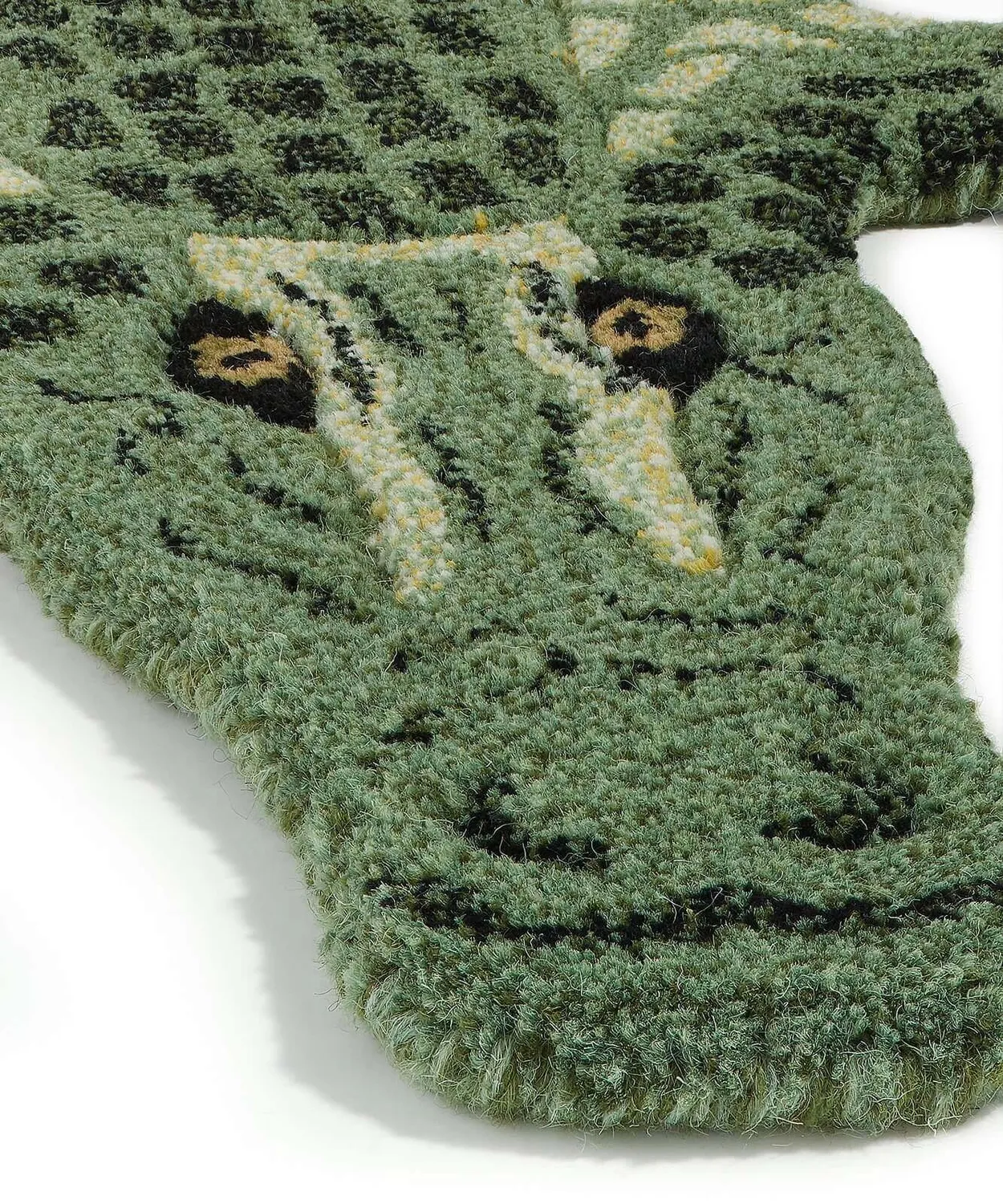 Doing Goods Tapis Amis Coolio Crocodile Small Teppich Wolle