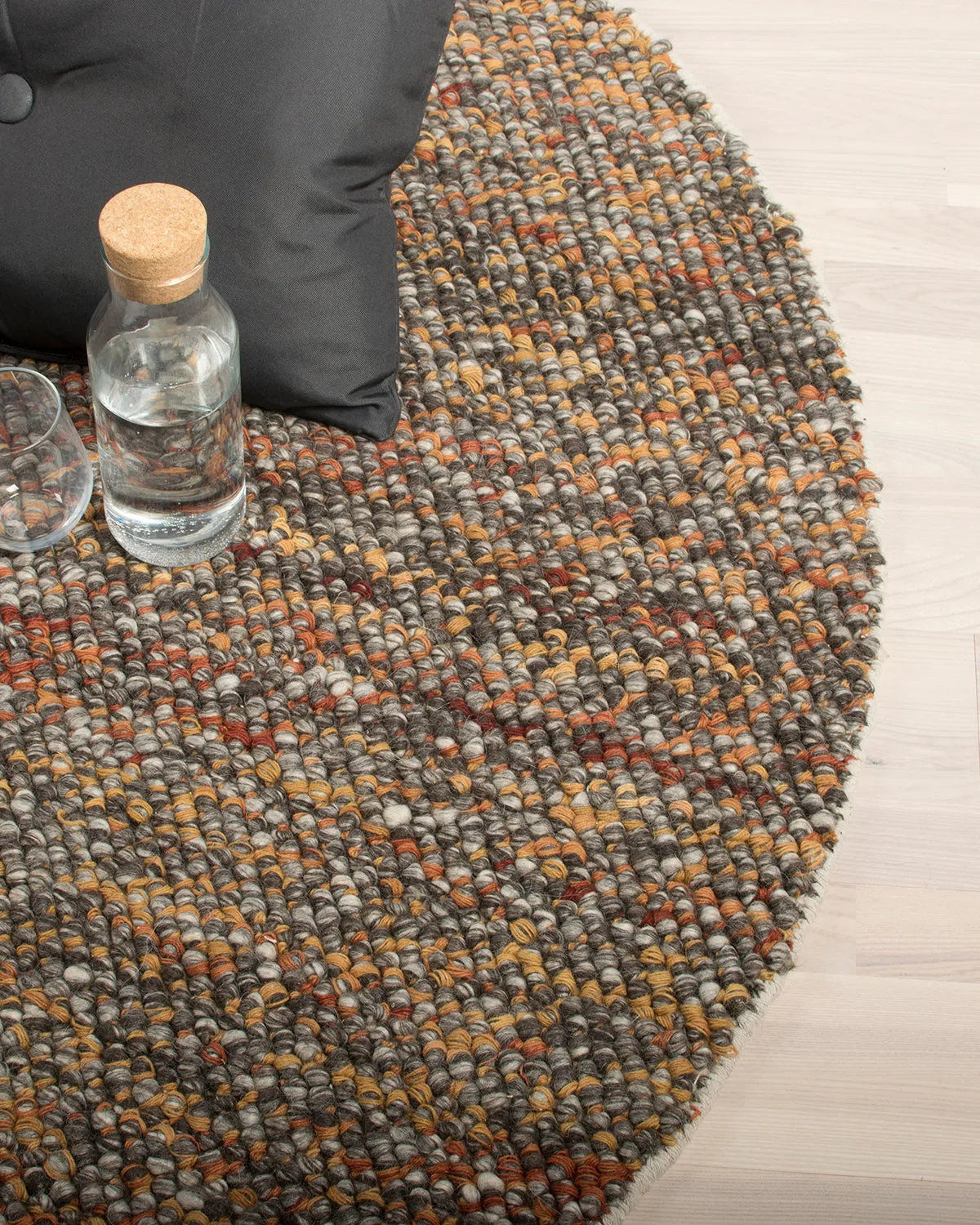 HC Interior Rugs Oxford 2200-789 Teppich Grau-Rost 160x230
