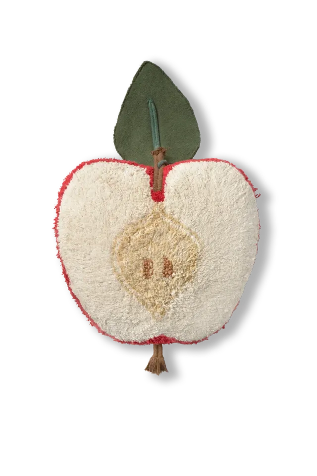 Lorena Canals Apple Bodenkissen 50x45 cm grün