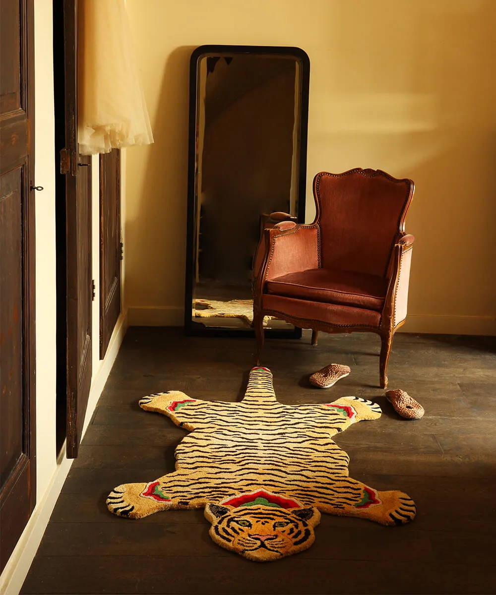 Doing Goods Babul Bombay Tiger Teppich Large Wolle
