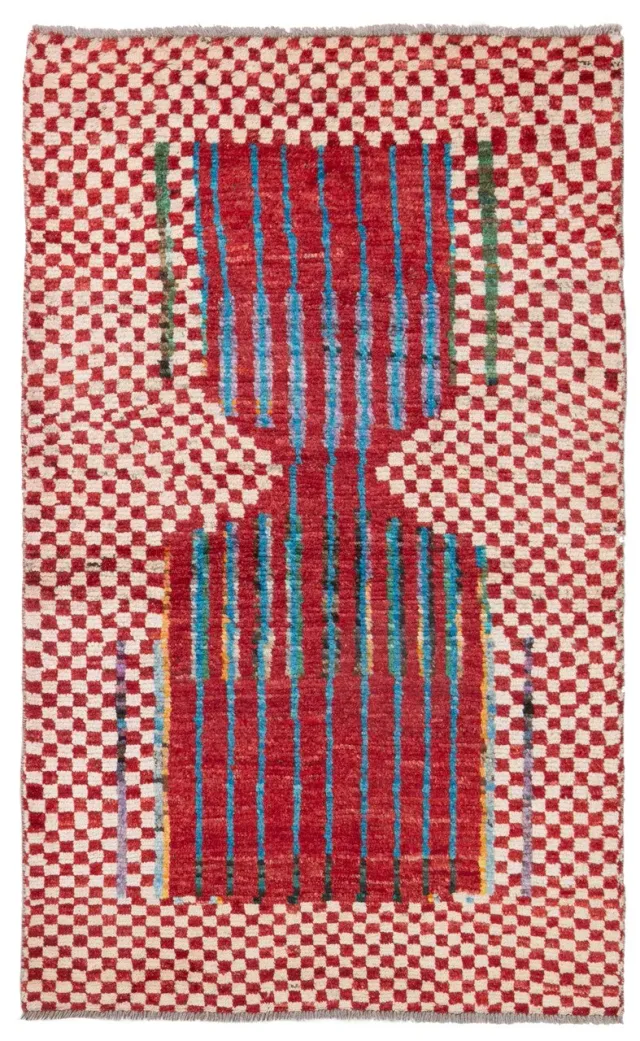 Taimany 8280212 Teppich 146x89cm handgeknüpft tribal