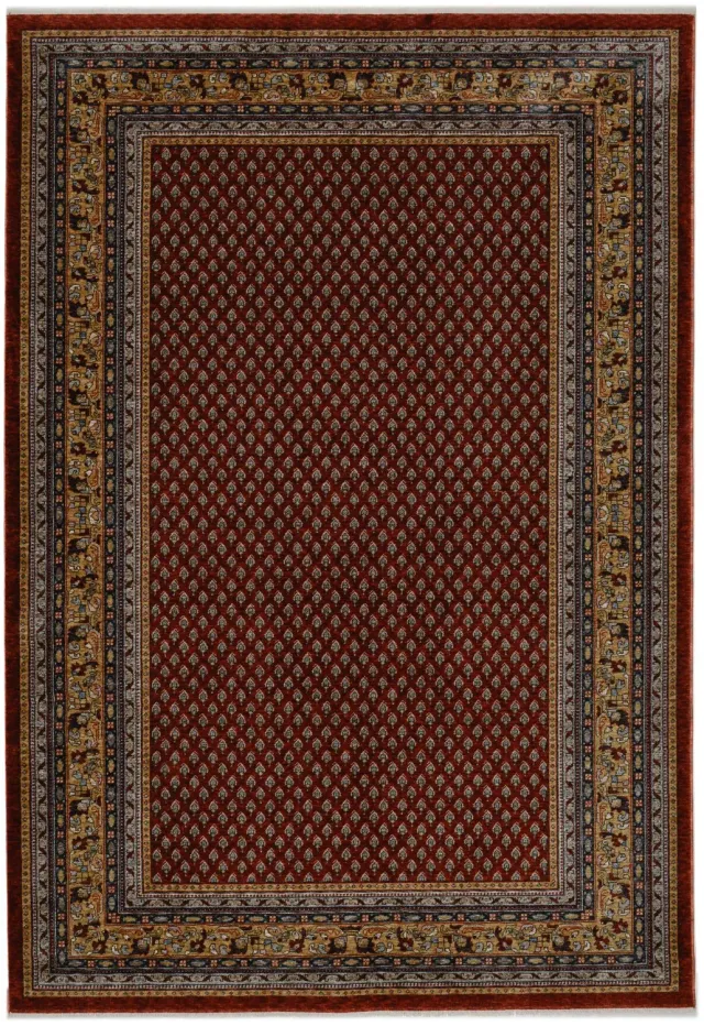 THEKO Beatrice Teppich 40x60 cm Rot Webteppich