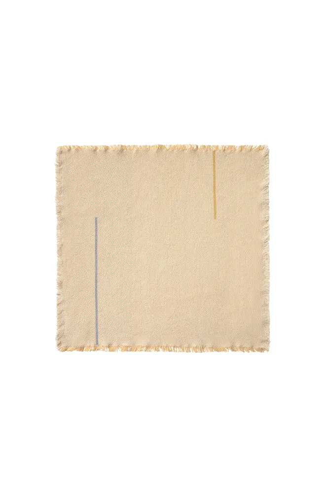 Lorena Canals Vertical Natural Servietten 45x45 4er Baumwolle