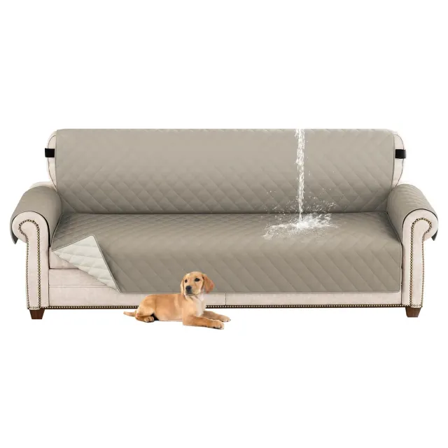 HonunGron Sofa Überzug 3 Sitzer Khaki wasserdicht