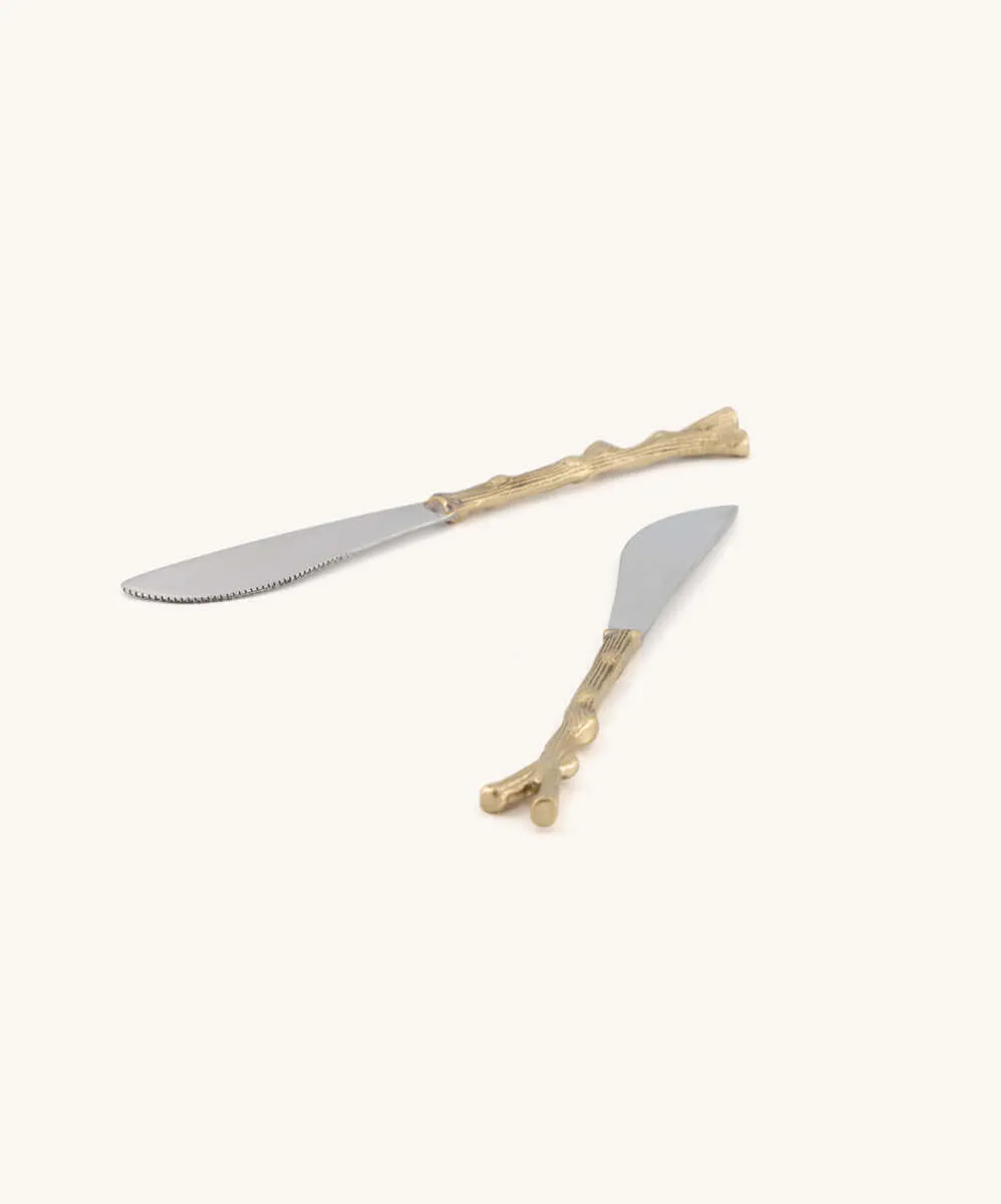Doing Goods Twiggy Buttermesser-Set Handmade