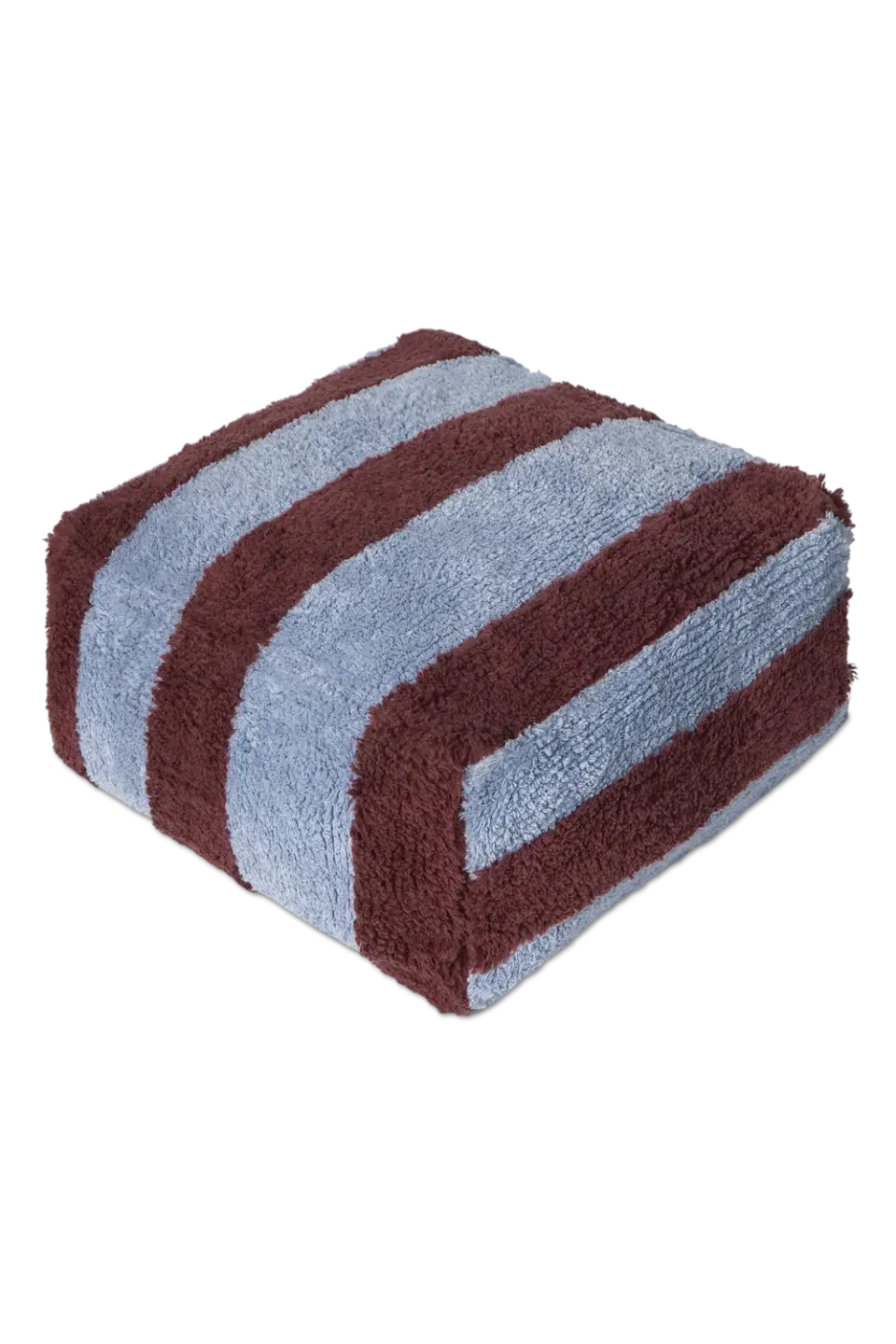 Lorena Canals Lines Marsala Pouf 45x45x22 cm Baumwolle