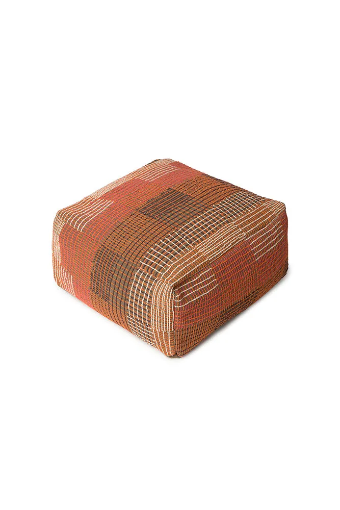 Lorena Canals City Pouf Maple Red Wendepouf 54x54 rot