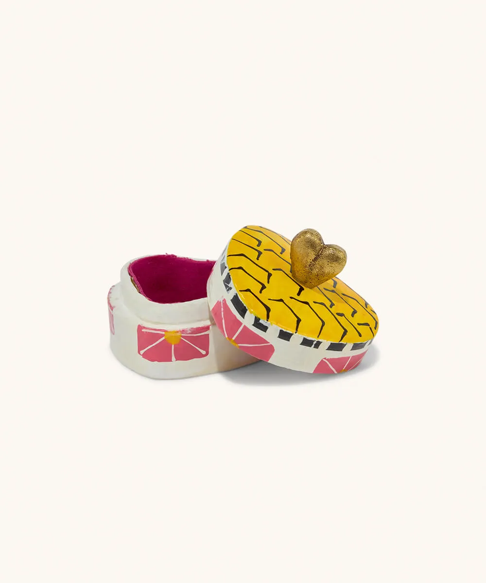Doing Goods Erin Petite Herzdose Schmuckdose 5x5,5x3 cm