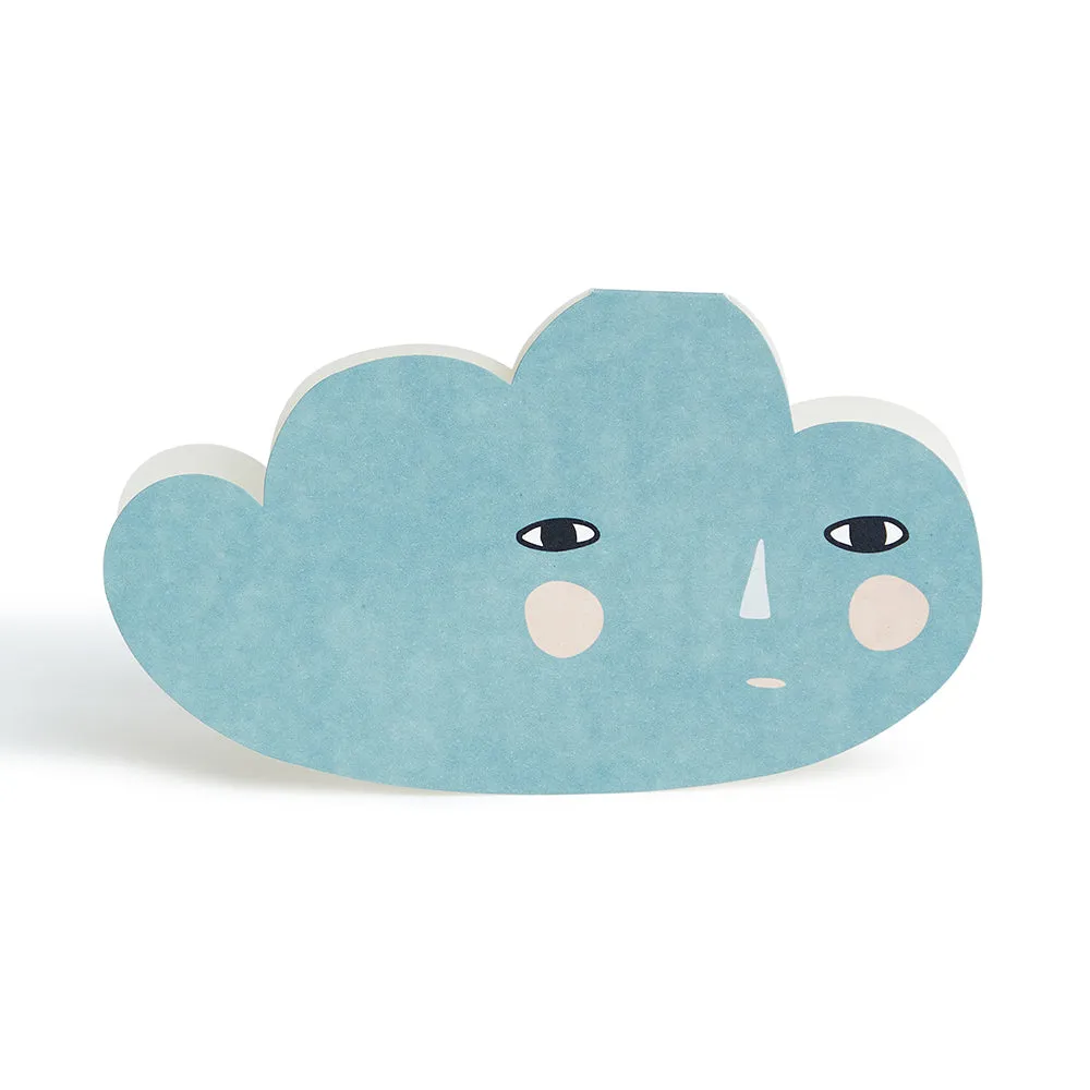Donna Wilson Cloud Cut-Out Grußkarte Wolke 16 cm