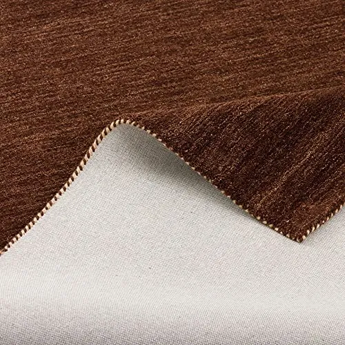 THEKO Indo Gabbeh Ella Teppich 140x200 Braun Schurwolle