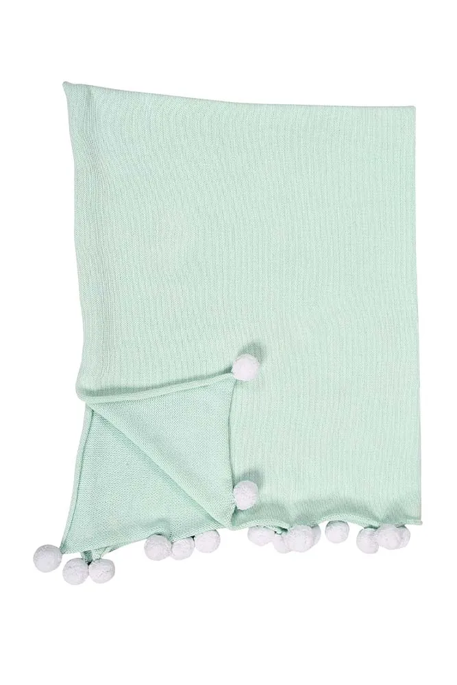 Lorena Canals Bubbly Babydecke 100x120 cm Mint Baumwolle