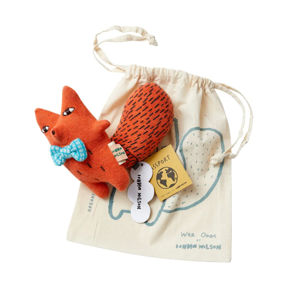 Donna Wilson Sid Squirrel Fox Wee One Kuscheltier Bio-Baumwolle