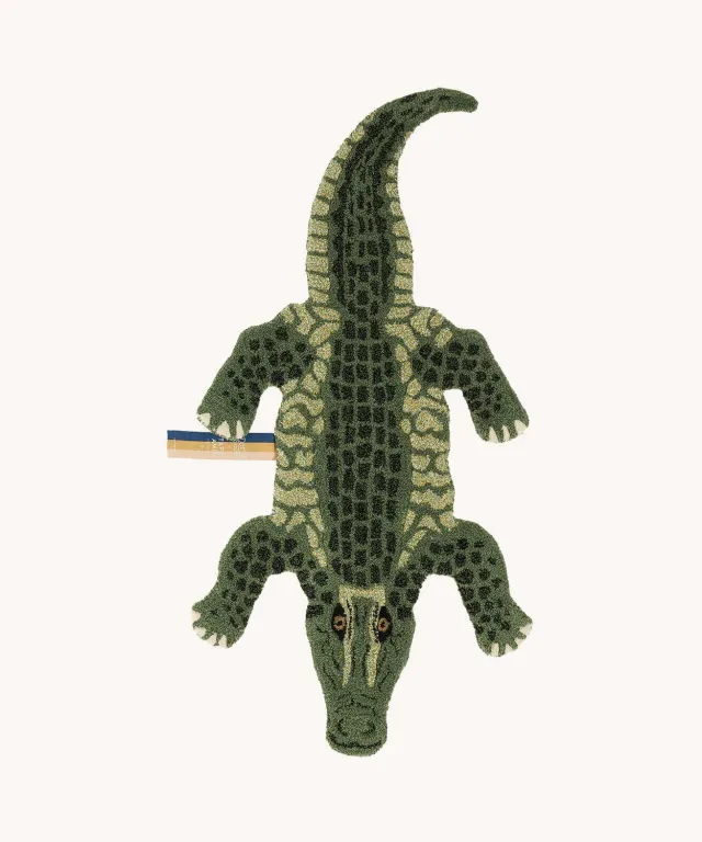 Doing Goods Tapis Amis Coolio Crocodile Small Teppich Wolle