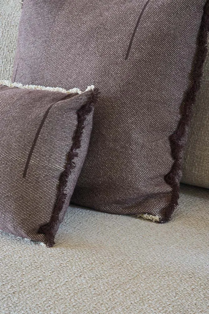 Lorena Canals Vertical Coffeebean Kissen 45x45 cm beige