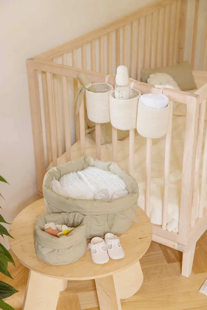 Lorena Canals Crib Vanilla Bettkorb 32x12 Baumwolle