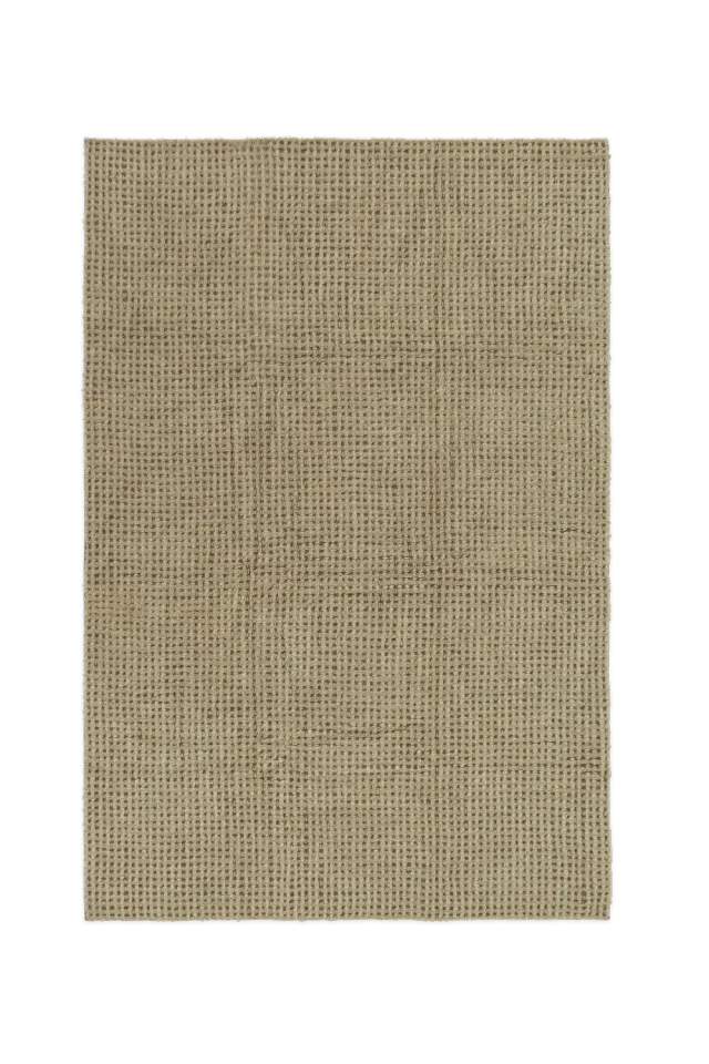 Lorena Canals Mist Wollteppich 80x140cm braun waschbar