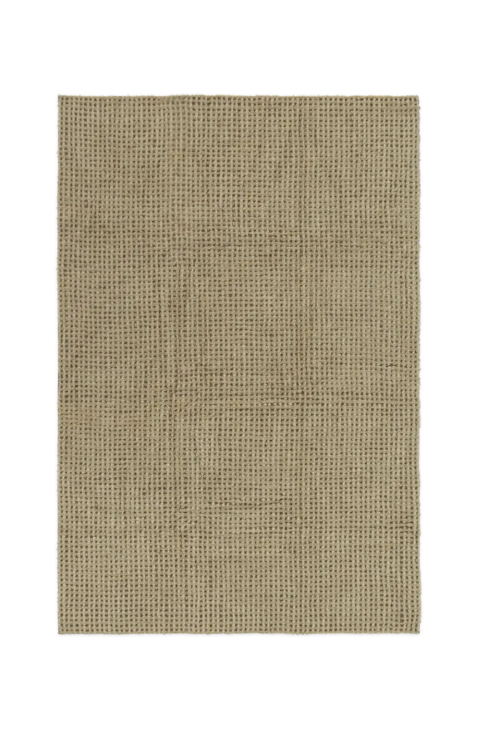 Lorena Canals Mist Wollteppich 80x140cm braun waschbar