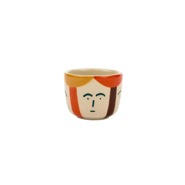 Donna Wilson Freya Face Pinch Pot Schale Steinzeug 6 cm