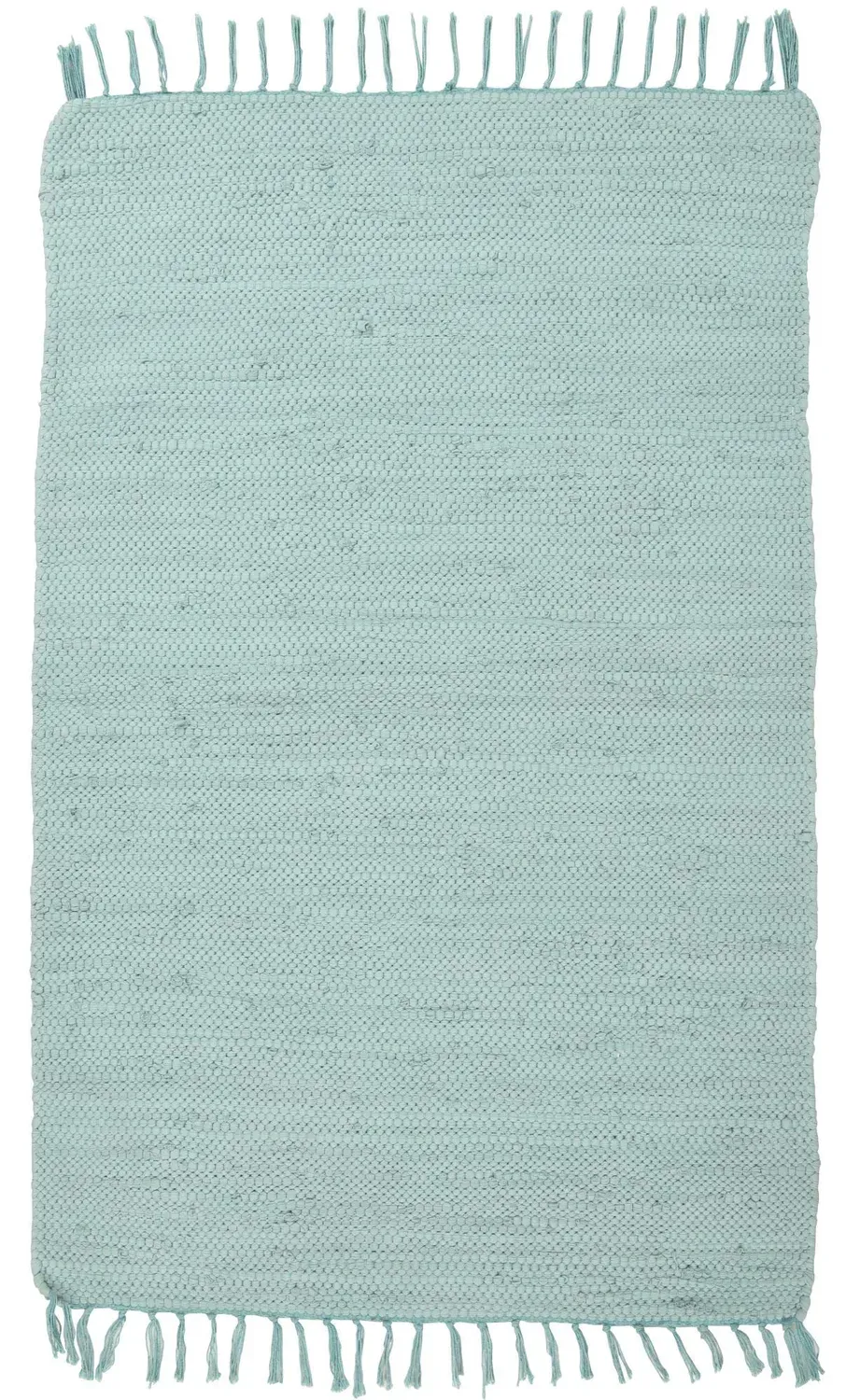 THEKO Happy Cotton Teppich 40x60 cm Mint Baumwolle
