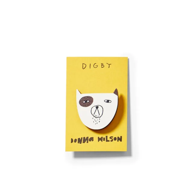 Donna Wilson Digby Pin Holz-Anstecker 4cm