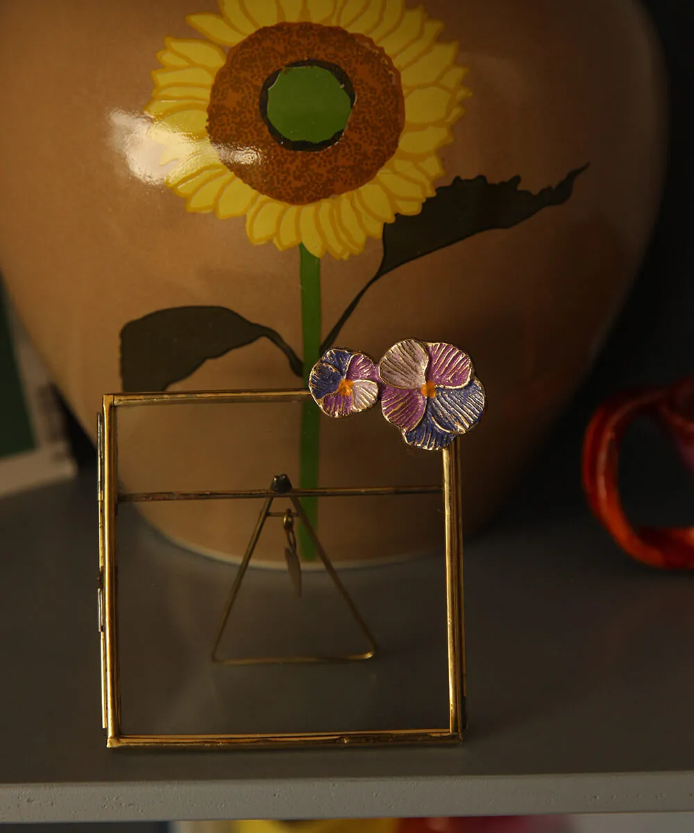 Doing Goods Valery Violet Polaroid Bilderrahmen Gold