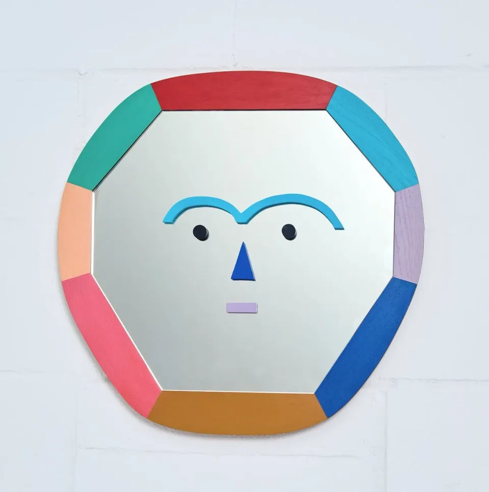 Donna Wilson Mirror Mirror Spiegel 52x53 Holz