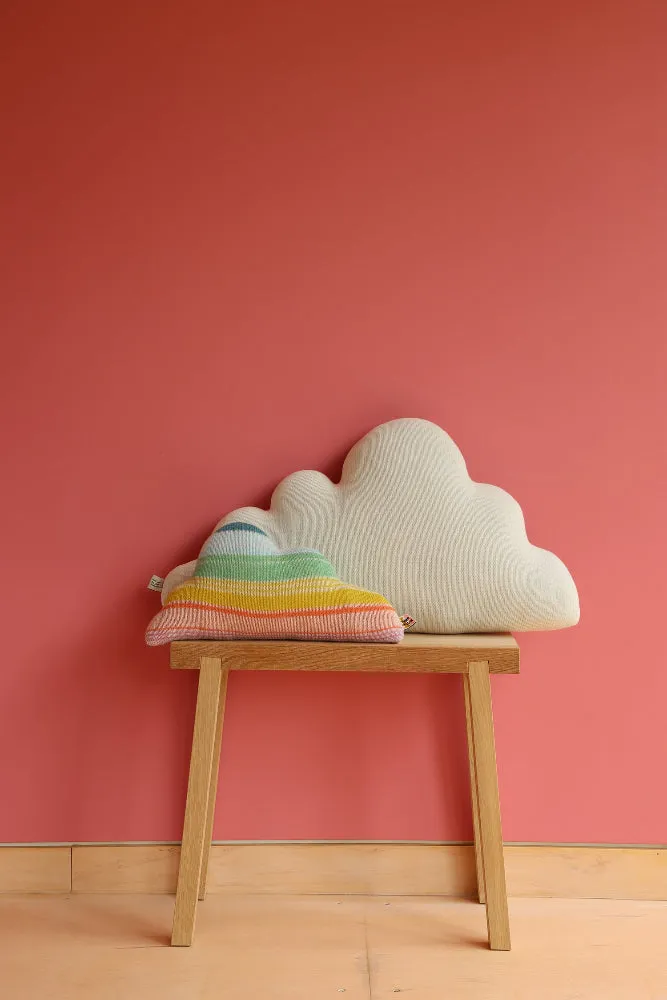 Donna Wilson Cloud Kissen Regenbogen Wolke 18x40cm Wolle