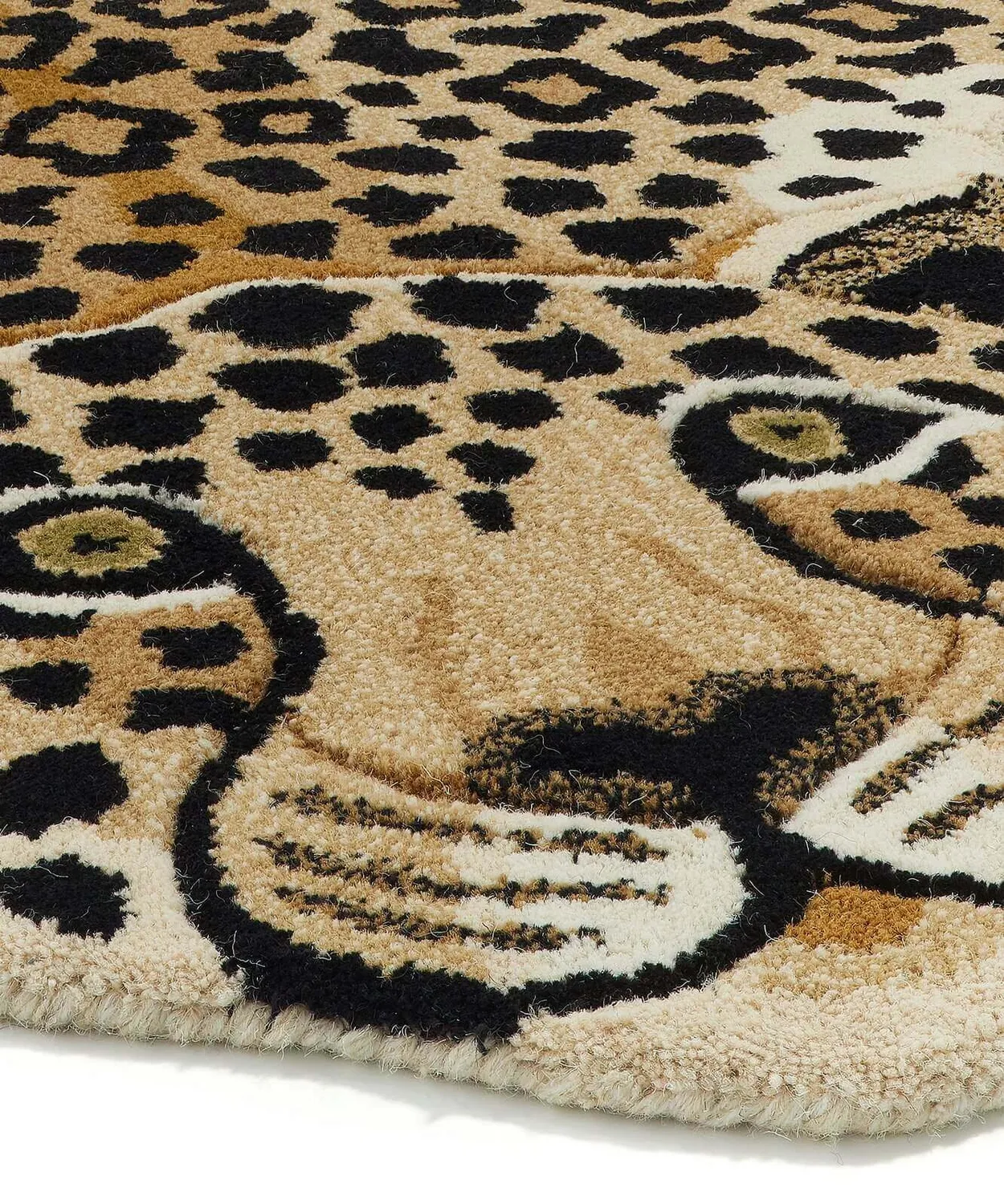 Doing Goods Loony Leopard XL Teppich Wolle