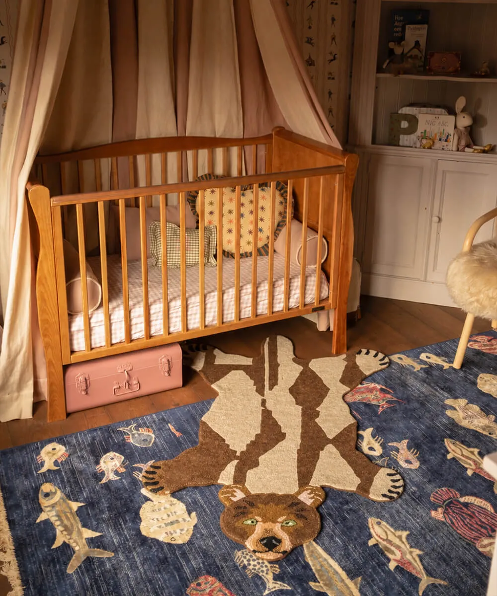 Doing Goods Tapis Amis Quin Ours Large Teppich Wolle
