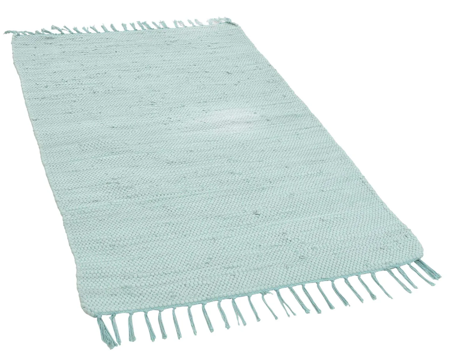 THEKO Happy Cotton Teppich 40x60 cm Mint Baumwolle