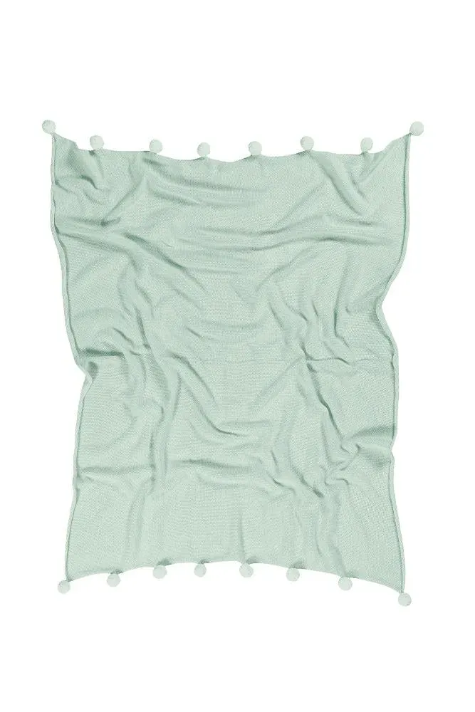 Lorena Canals Bubbly Babydecke 100x120 cm Mint Baumwolle