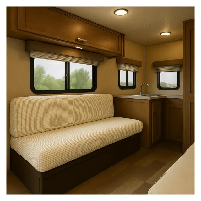 HonunGron Wohnwagen Polsterbezug Beige 50-65 cm Jacquard