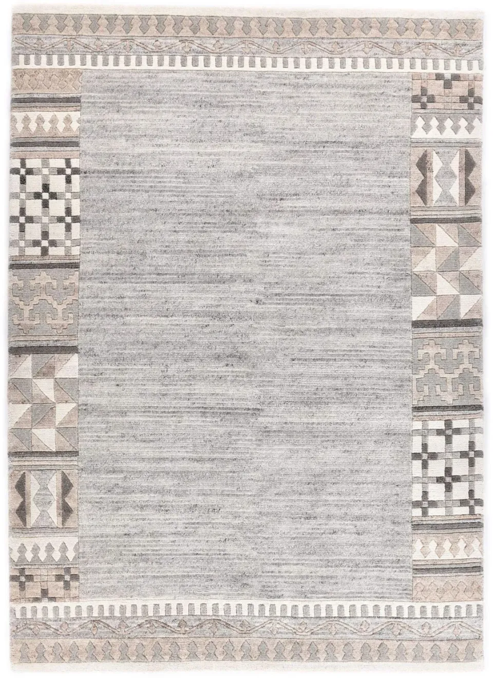 THEKO Nakarta Teppich 120x180 cm Natur Beige Schurwolle