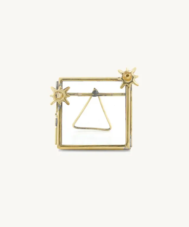 Doing Goods Cosmic Star Mini Bilderrahmen Gelb Stern
