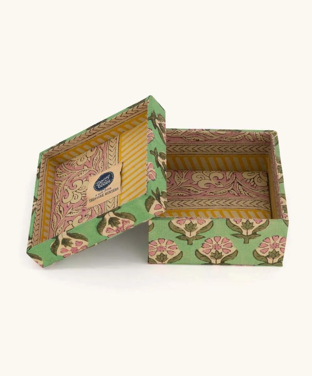 Doing Goods Emma Stoffboxen Set Baumwolle sechseckig
