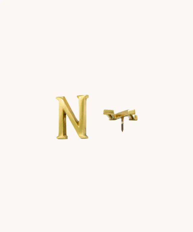 Doing Goods N Buchstaben Deko Messing gold glänzend