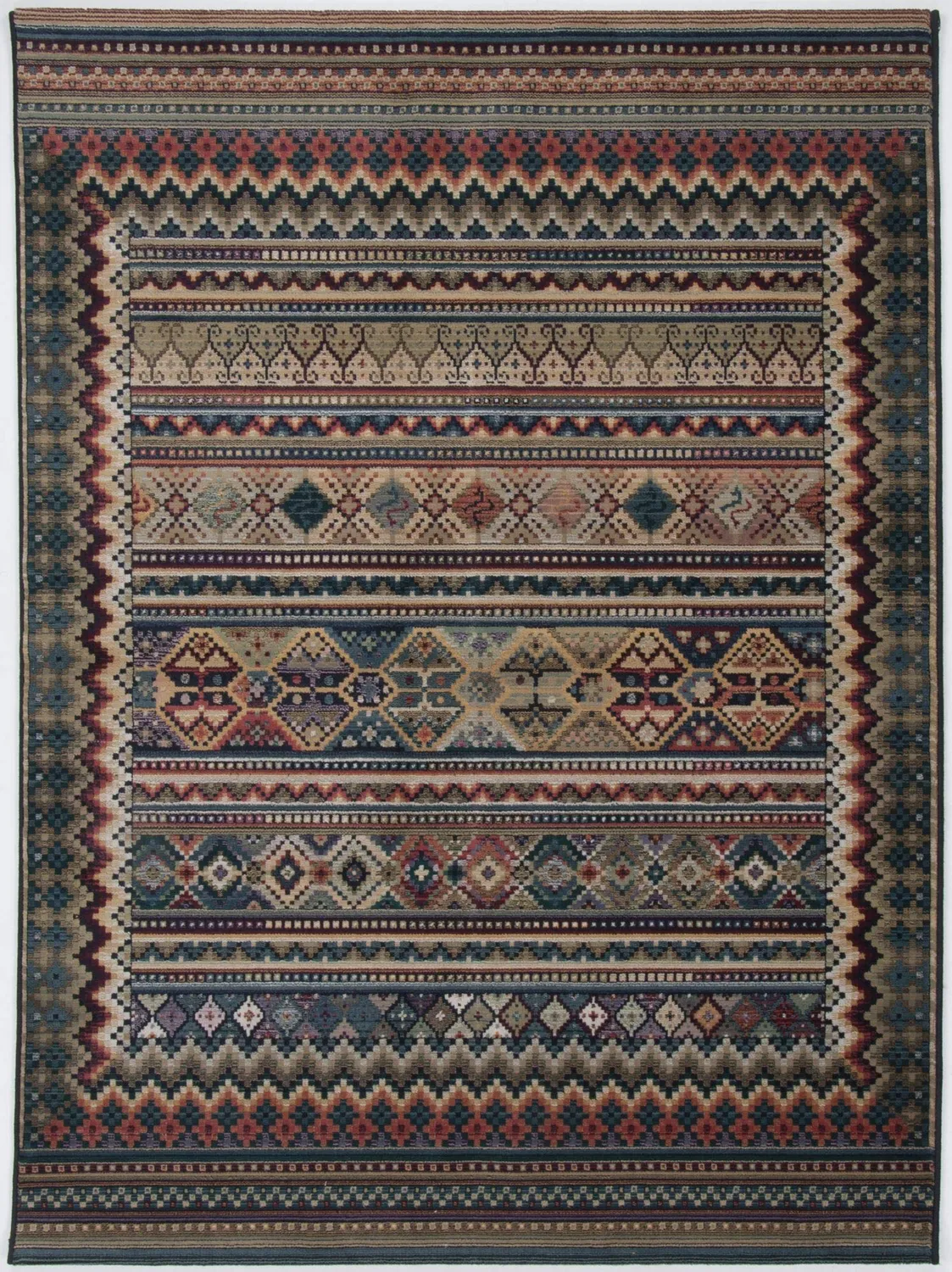 THEKO Gabiro Orientteppich 68x135 Beige-Gold Polypropylen